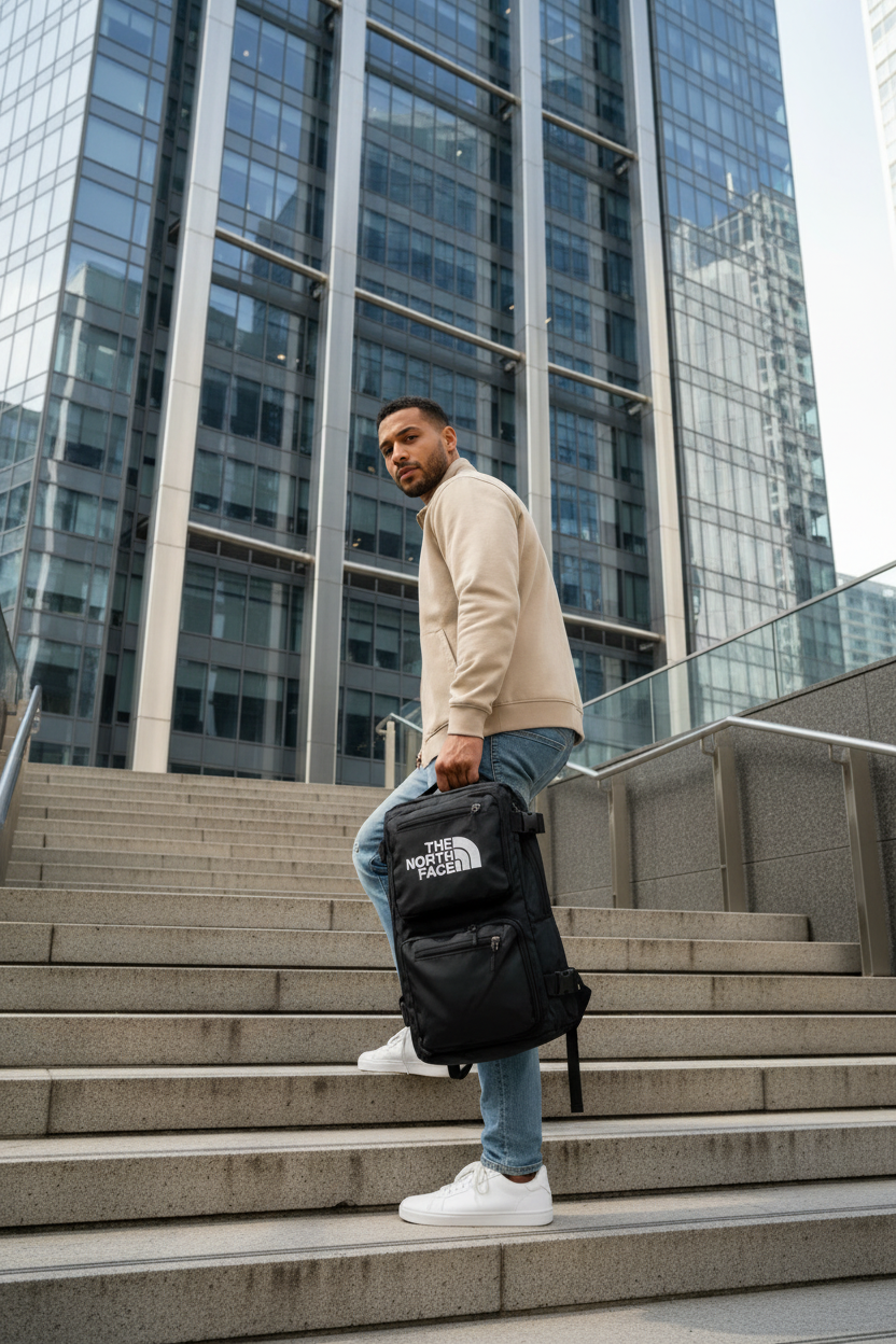 Bolso North Face Negro Maleta - 7121