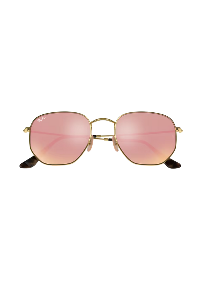 Hexagonal Mirror Pink